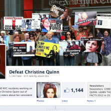 Defeat Christine Quinn on Facebook