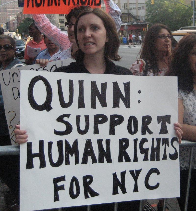 Christine Quinn received D+ on Human Rights Report Card